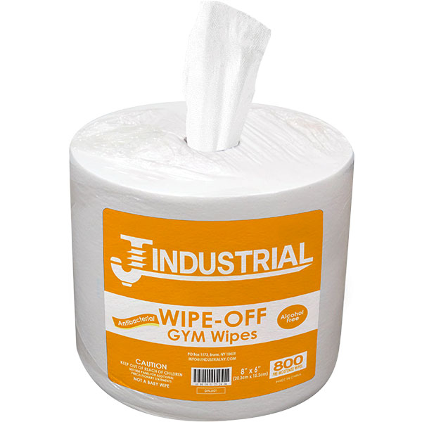 GYM WIPES - WIPE-OFF PK/800