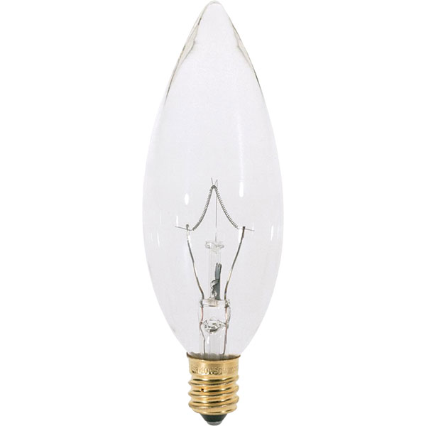 BULB - 25W CLEAR TORP CANDELABRA