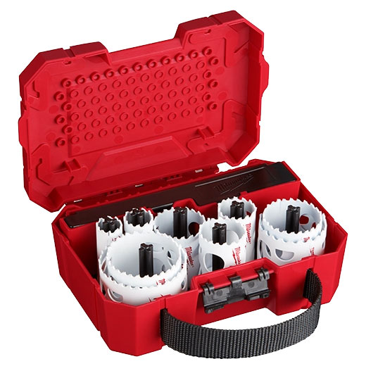 HOLE SAW KIT - MILWAUKEE 13 PC.