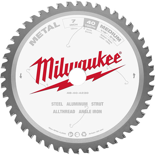 BLADE - STEEL 7-1/4" 48T MILWAUKEE