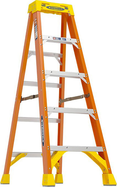 LADDER - FIBERGLASS 5' TYPE 1A ORANGE