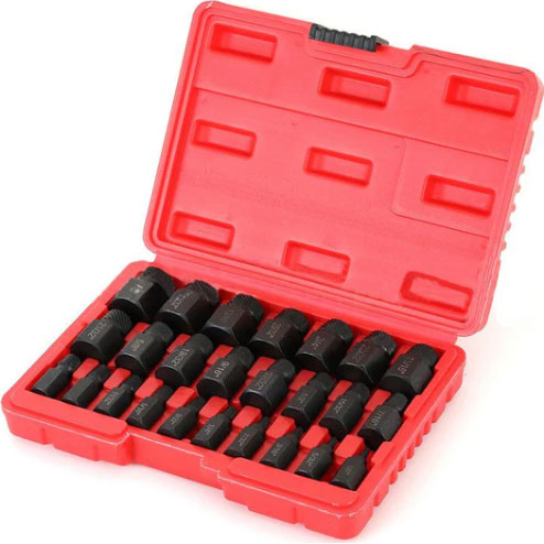 SCREW EXTRACTOR SET - 25 PCS BLK