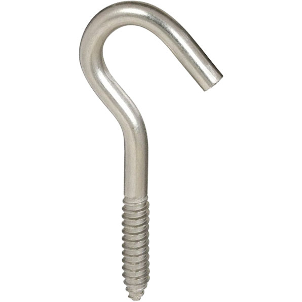 SCREW HOOK - 3-7/8 ROUND END