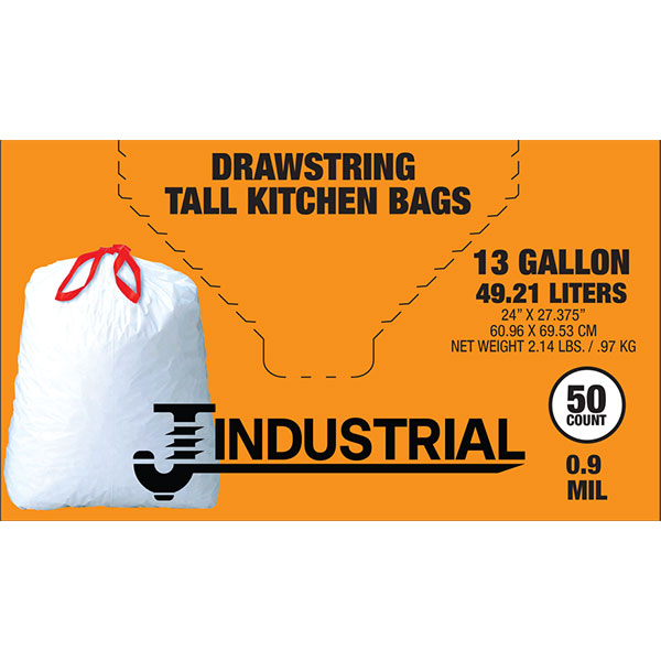 BAGS - KITCHEN 13 GAL. J IND.