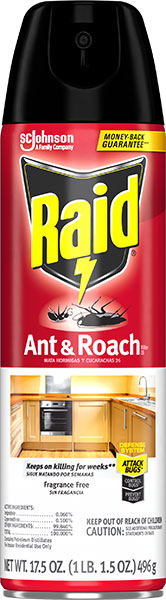 ROACH SPRAY - RAID UNSCENTED