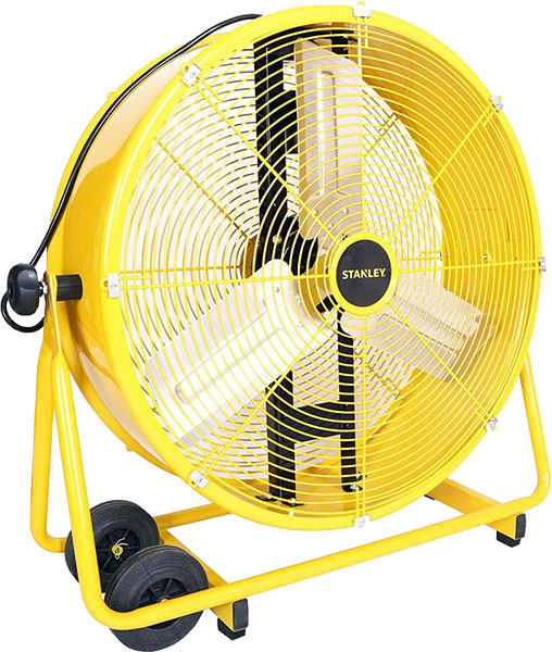 FAN - 24" STANLEY METAL DRUM TILT