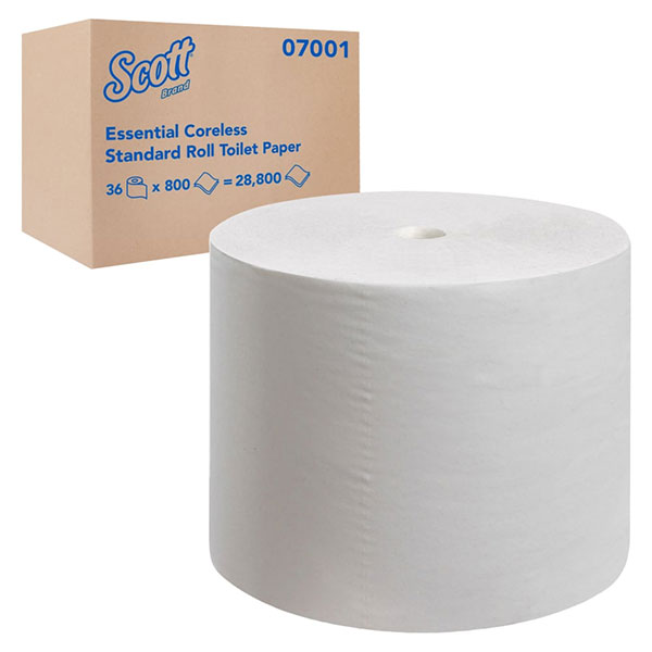 TOILET PAPER - SCOTT CORELESS