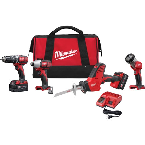 MILWAUKEE TOOL KIT - M18 COMBO PK/4