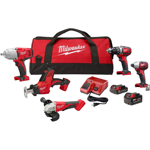 MILWAUKEE TOOL KIT - M18 COMBO 5 TOOL