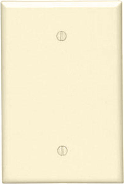 PLATE - BLANK IVORY PLASTIC