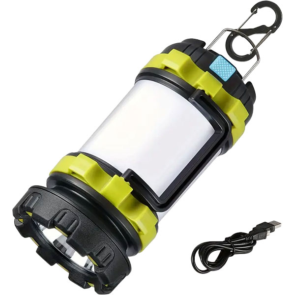 LANTERN - LED RECHARGABLE GREEN