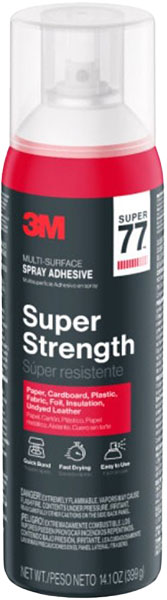 ADHESIVE - 3M SPRAY 77 14.1 OZ.