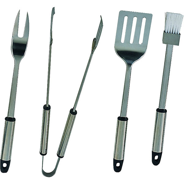 GRILL SET -  4 PIECE STAINLESS