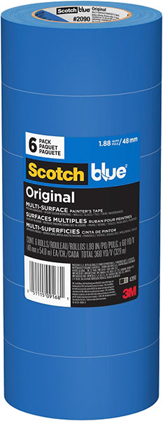 TAPE - 3M BLUE 2" PK/6