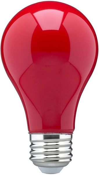 BULB - 8A19/RED/LED/E26/120V