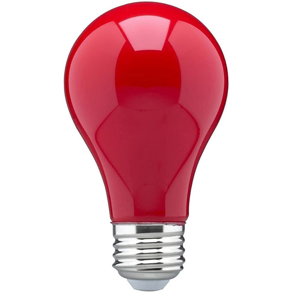 BULB - 8A19/RED/LED/E26/120V