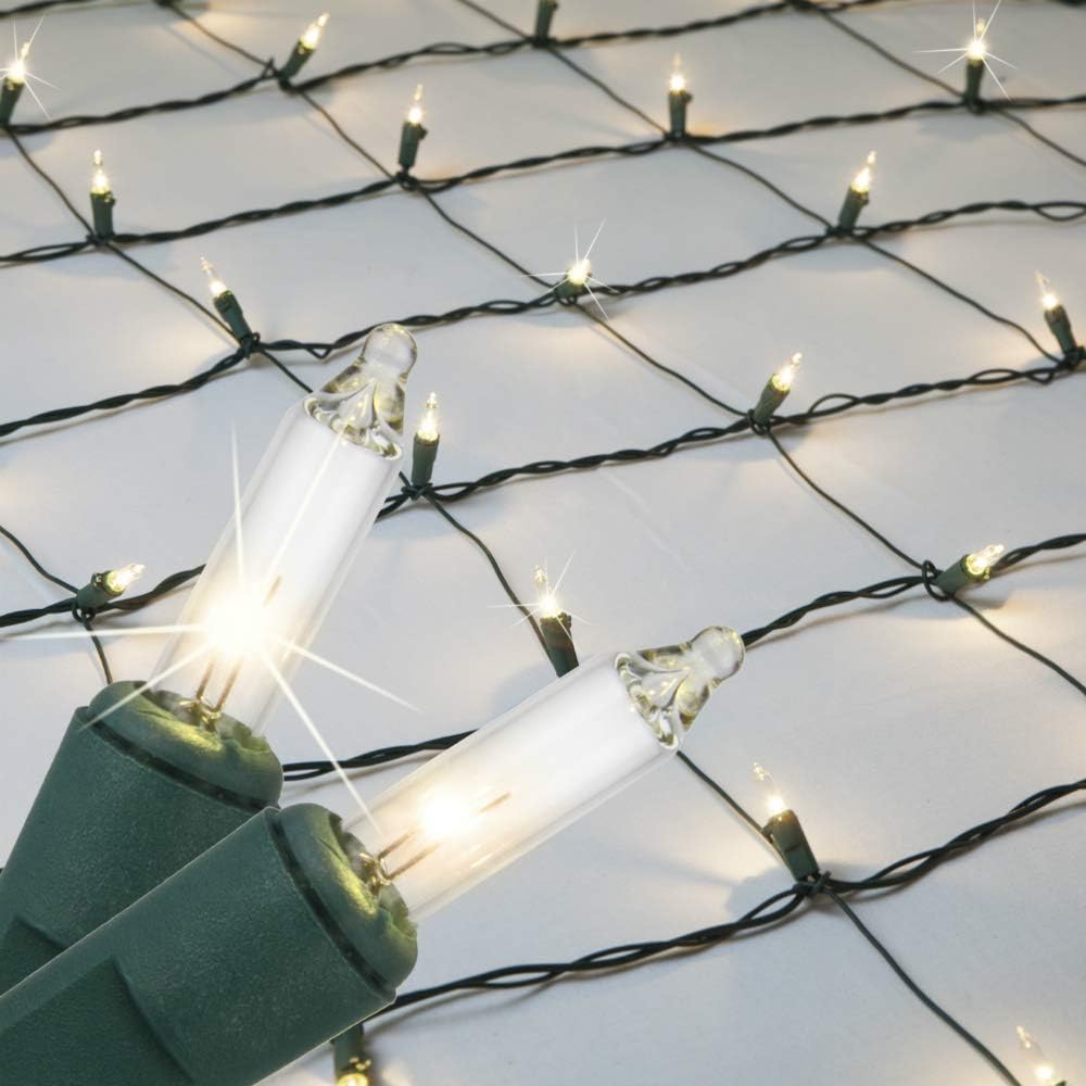 BULB - XMAS CLEAR NET 4X6 150/CT