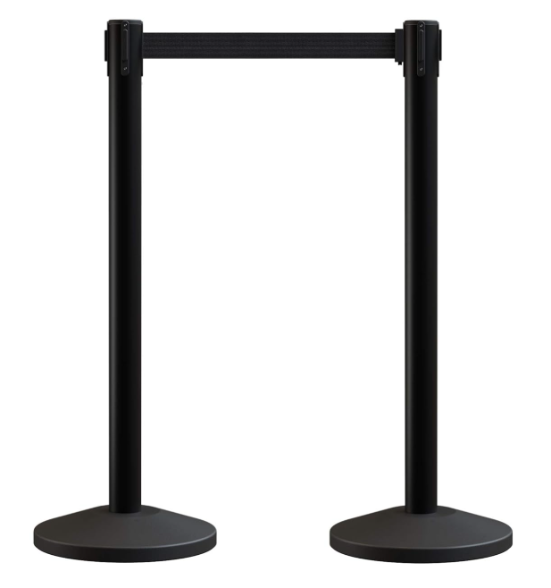STANCHIONS - BLACK 13' SET