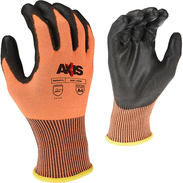GLOVES - CUT RESISTANT ORANGE XL