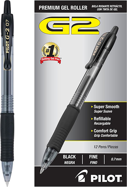 PEN - BLACK RETRACTABLE GEL