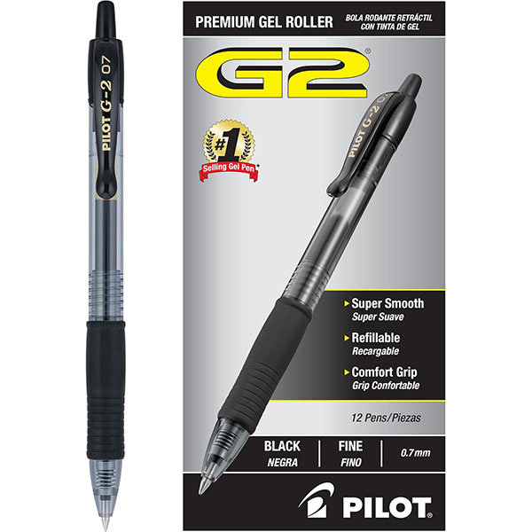 PEN - BLACK RETRACTABLE GEL