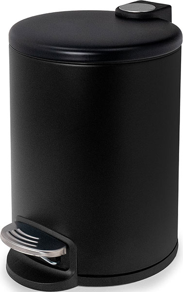 TRASH CAN - STEP BLACK RND 1.3G