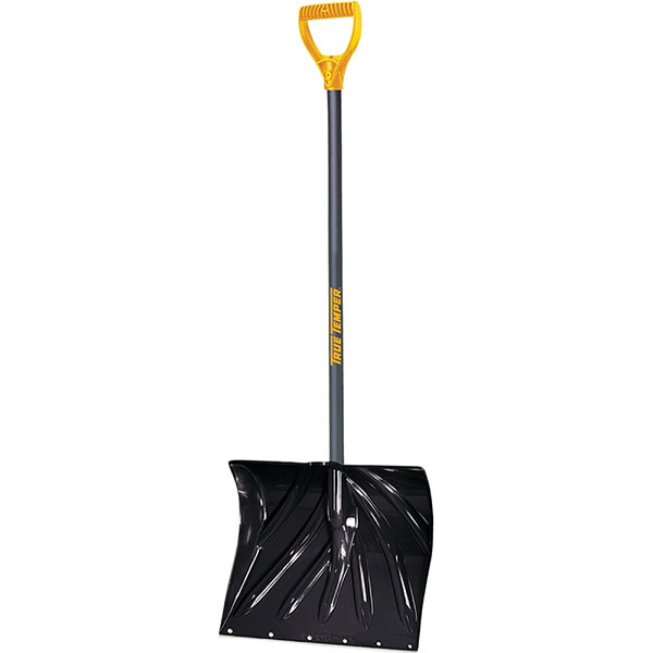 SNOW SHOVEL - 18" POLY D HANDLE