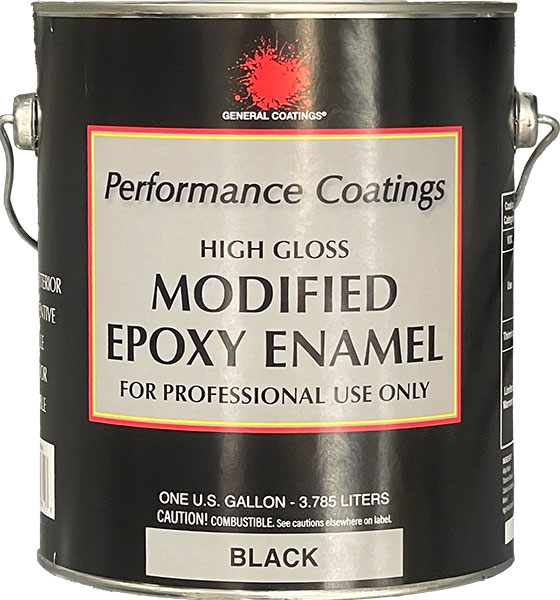 PAINT - GC JET BLACK ENAMEL GAL.