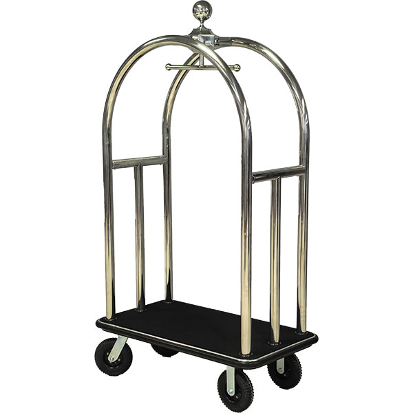 BELLMAN CART - ROUND TOP SS