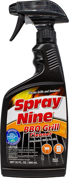 SPRAY NINE - BBQ CLEANER 22 OZ.