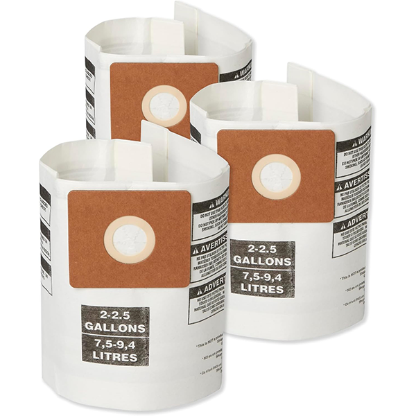 VAC FILTER - 2-5 GAL HEPA 3 PK