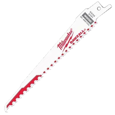 BLADE - MILWAUKEE 6" RECIPROCATING WOOD 5T