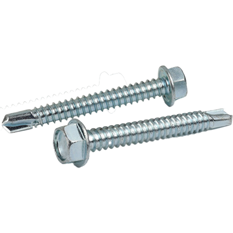 SCREWS - DRILL HEX #10 x 4"