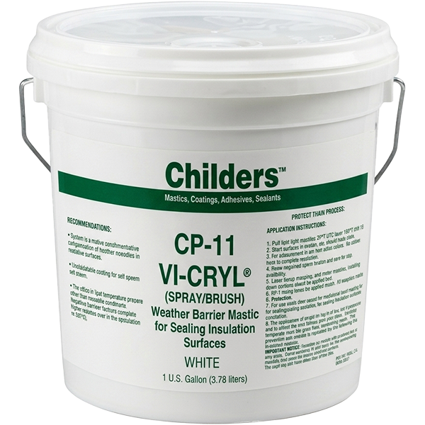 HVAC MASTIC - CHILDERS SEALANT WHITE GAL.