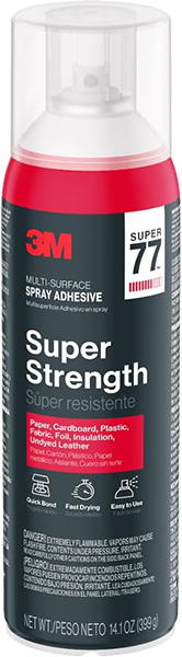 ADHESIVE - 3M SPRAY 77 14.1 OZ.