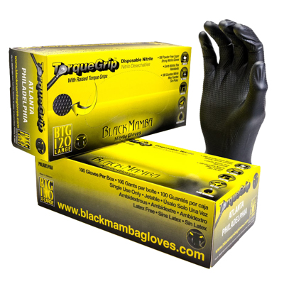 GLOVES - BLACK MAMBA MEDIUM