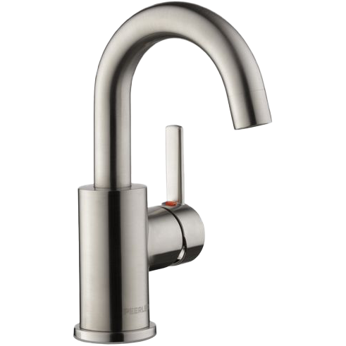 BATH FAUCET - PEERLESS 1 HANDLE BRASS NICKLE