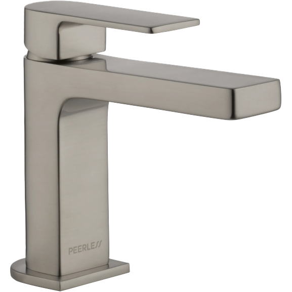 BATH FAUCET - PEERLESS 1 HANDLE BRASS NICKLE
