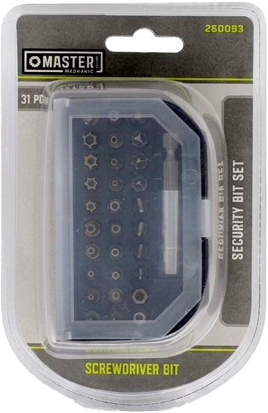 SECURITY BIT SET - 33 PC W/CASE