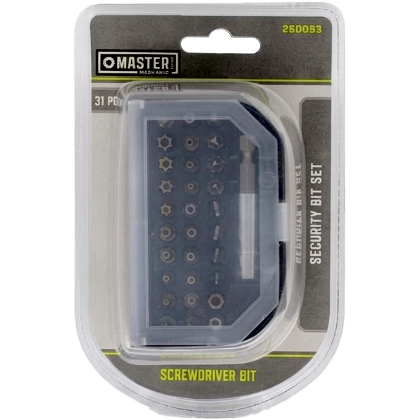 SECURITY BIT SET - 33 PC W/CASE