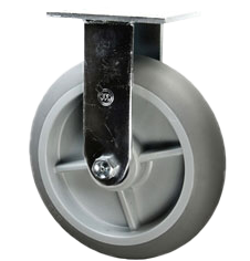 CASTER - 8" CUSHION WHEEL RIGID