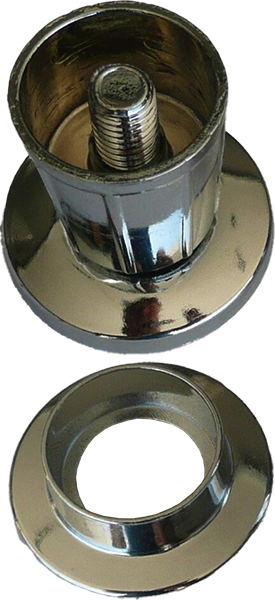 SHOWER BAR ENDS - ADJUST JIFFY