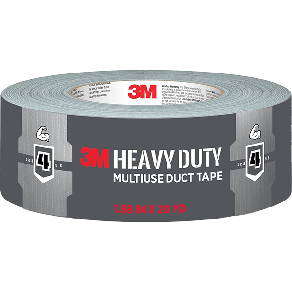 TAPE - 3M DUCT 2" X 60 YD. GRAY