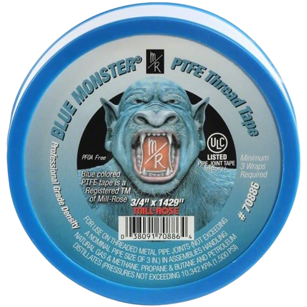 TAPE - TEFLON 3/4" X 1429" BLUE