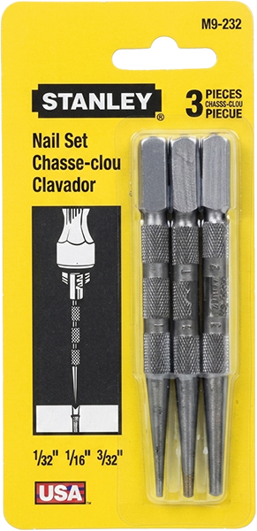 NAIL SET - 3 PC STANLEY