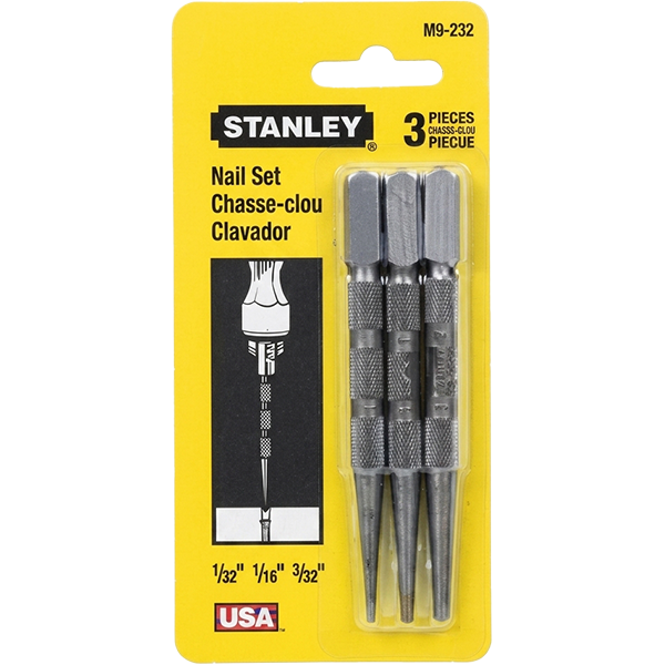NAIL SET - 3 PC STANLEY