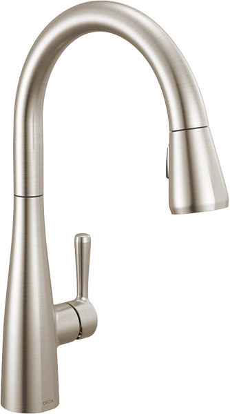 DECK FAUCET - DELTA 1H STAINLESS