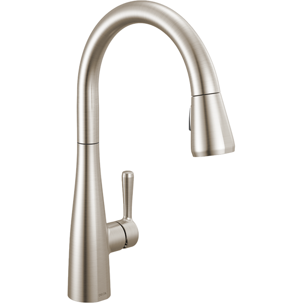 DECK FAUCET - DELTA 1H STAINLESS