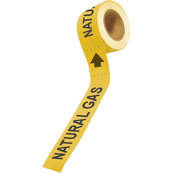 TAPE - VINYL NATURAL GAS 2" X 12'