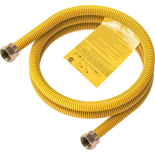 STOVE CONNECTOR - 72" YELLOW